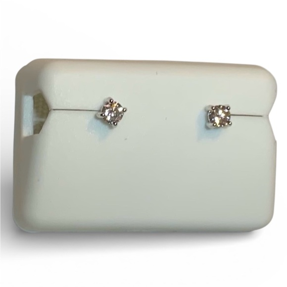 Jewelry - Sterling Silver .25 CTW Moissanite Screwback Earrings